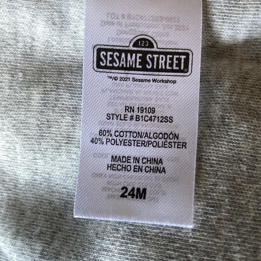 Sesame Street Cookie Monsters Bodysuits & Bibs - Picture 9 of 16